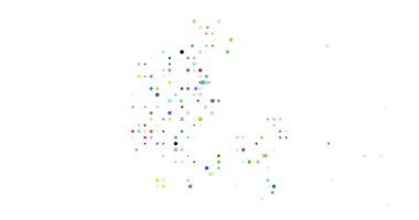 Dynamic Post-Conceptual Formation of Denmark Map Using Flying Circles