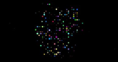 Germany Map Silhouette Through Dynamic Circle Patterns