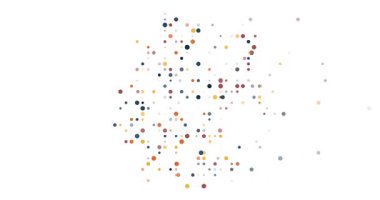 Abstract Germany Outline Emerging From Flying Circles