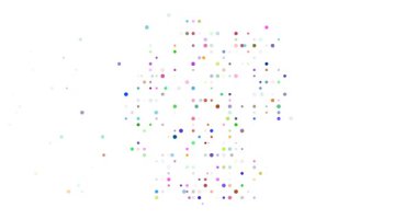 Aerial Particle Display Creating Germany Map in Post-Conceptual Style