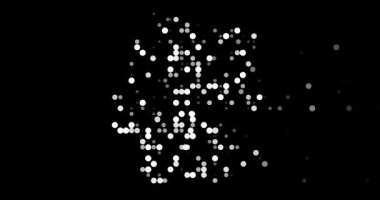 Abstract Germany Outline Emerging From Flying Circles