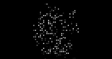 Modern Conceptual Art of German Map Emerging from Kinetic Particles