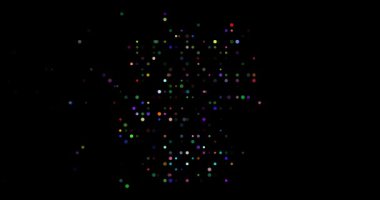 Abstract Silhouette of Germany Emerging from Dynamic Particle Circles