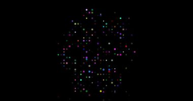 Germany Silhouette Created By Abstract Circle Flow