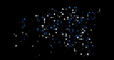 Abstract circle animation of Estonia borders