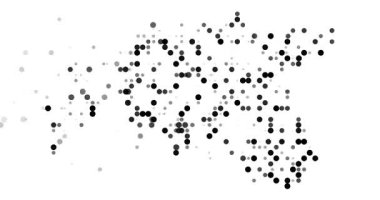 Kinetic Generative Display of Estonia Silhouette with Assembling Circles