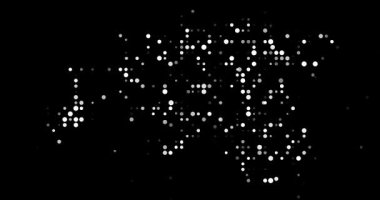 Abstract circle animation of Estonia borders