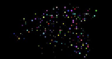 Generative flowing circles forming Estonia land