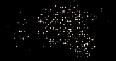 Generative Circles Assembling Estonian Country Map in Artistic Motion