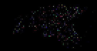 Artistic Video Inspiration from Generative Circles Building Estonia Outline