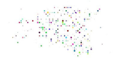 Dynamic Post-Conceptual Formation of Estonia Map Using Flying Circles