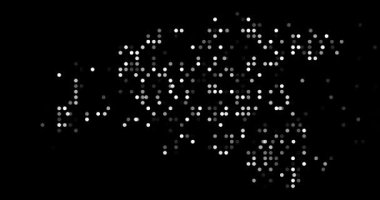 Estonia country shape in generative art