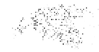 Estonia animated with floating artistic circles