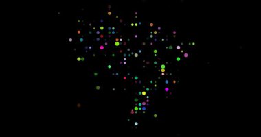 Brazil visual identity in circle animation