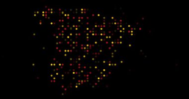 Generative Inspiration in Circles Building Spain's Map Silhouette