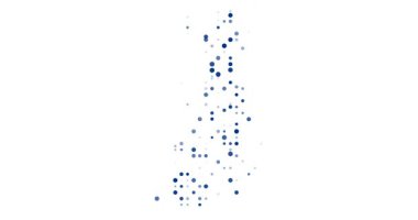 Düşen Noktalarla Üretici Finlandiya ŞekliName