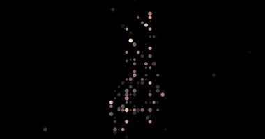 Circles Converging into Finland's Silhouette in Generative Motion