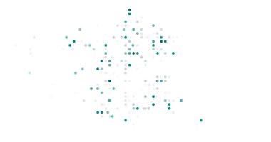 Abstract Flying Circles Coalescing into France's Conceptual Outline