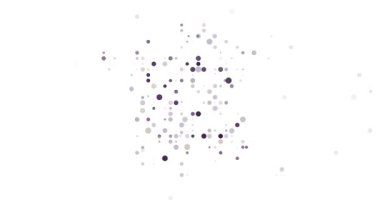 Experimental art silhouette of France in circular form