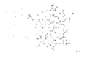 Dynamic Flight of Circles Revealing France's Generative Map