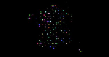 France silhouette circle based conceptual generative art