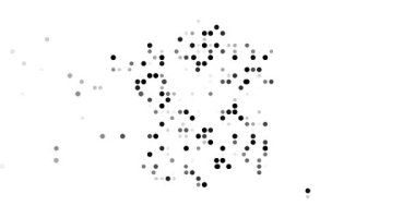 France's Map Silhouette Crafted by Generative Circle Invasions