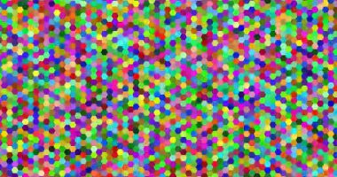 Bright Hexagon Procedural Pattern Visuals