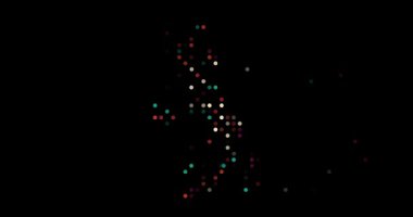 Generative Inspiration in Circles Building United Kingdom's Map Silhouette