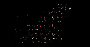 Experimental circles forming Guernsey island silhouette