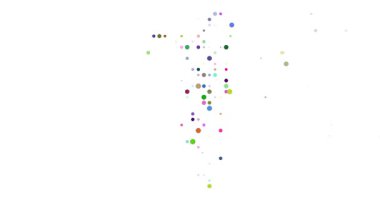 Artistic flying spheres animation Gibraltar country map