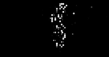 Abstract Circles Converging to Form Gibraltar's Artistic Silhouette