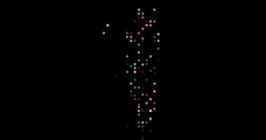 Experimental circle animation forming Gibraltar country shape