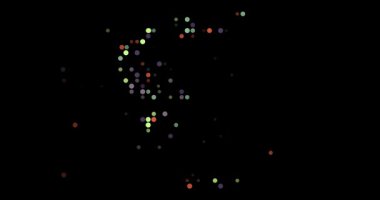 Creative motion of circles forming Greece silhouette