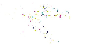 Generative Abstract Energy Forming Croatia Silhouette