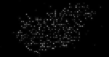 Minimal Expanding Circles Creating Hungary Outline