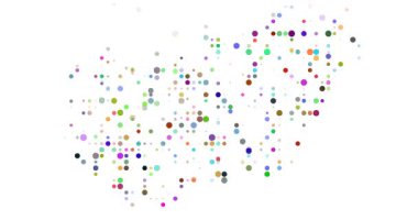 Expanding Circles Defining Hungary National Silhouette