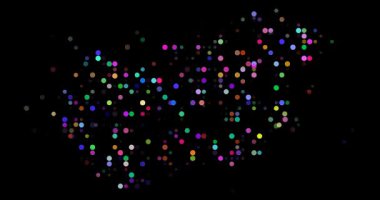 Post-Conceptual Generative Circles Converging on Hungary's Map Silhouette