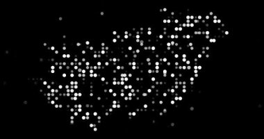 Generative Abstract Motion Building Hungary Map