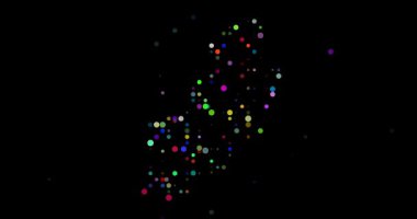 Generative Flow of Circles Over Manx Map