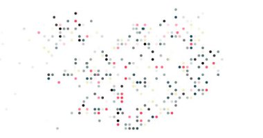 Digital Isles Ignite Hundreds of Radiant Dots Shape Iceland