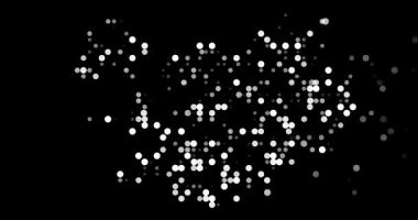 Digital Iceland Rising From Glowing Particles