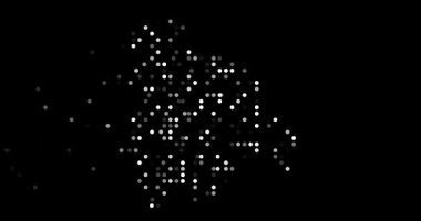 Finance Flux Flight: Spheres Swarm to Form Bolivian Silhouette