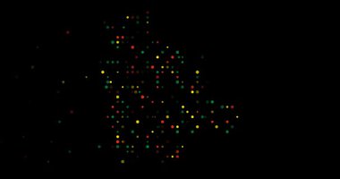 Digital Uyuni Unfold: Hundreds of Radiant Dots Shape Salar Outline