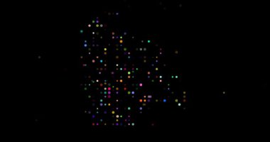 Bolivia Motion Network of Generative Light Points