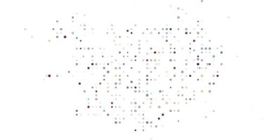 Ethereal Iceland Map Formed From Light Particles