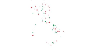 Glowing Circles Form the Digital Italia Map