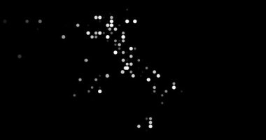 Generative Swarm Mapping Italy Territory with Inbound Particle Flow