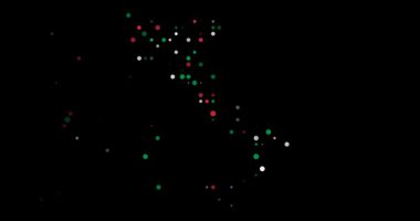 Renkli İtalya Nokta Silüeti Canlandırması