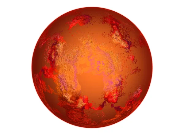 Planet mars in space. Mars is the fourth planet from the Sun  a dusty, cold, desert world with a very thin atmosphere.