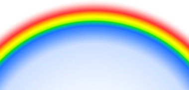 Dijital olarak soyut gökkuşağı arkaplanı beyaza izole edilmiş 